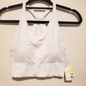 Zella White Sports Bra - Medium, NWT